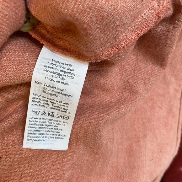 Madewell pink flannel size small - Picture 6 of 6